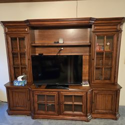 Wooden Entertainment Center 