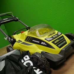 Ryobi RY 40108 40 Volt Lawn Mower Battery Operated for Sale in Vista CA OfferUp