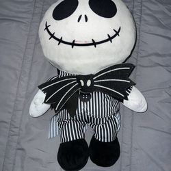 Jack Skellington Plush Backpack