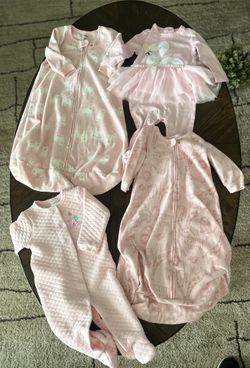Baby Girl 8 Piece Bundle 3-6 Month Clothes