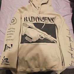 Bad omens pullover hoodie