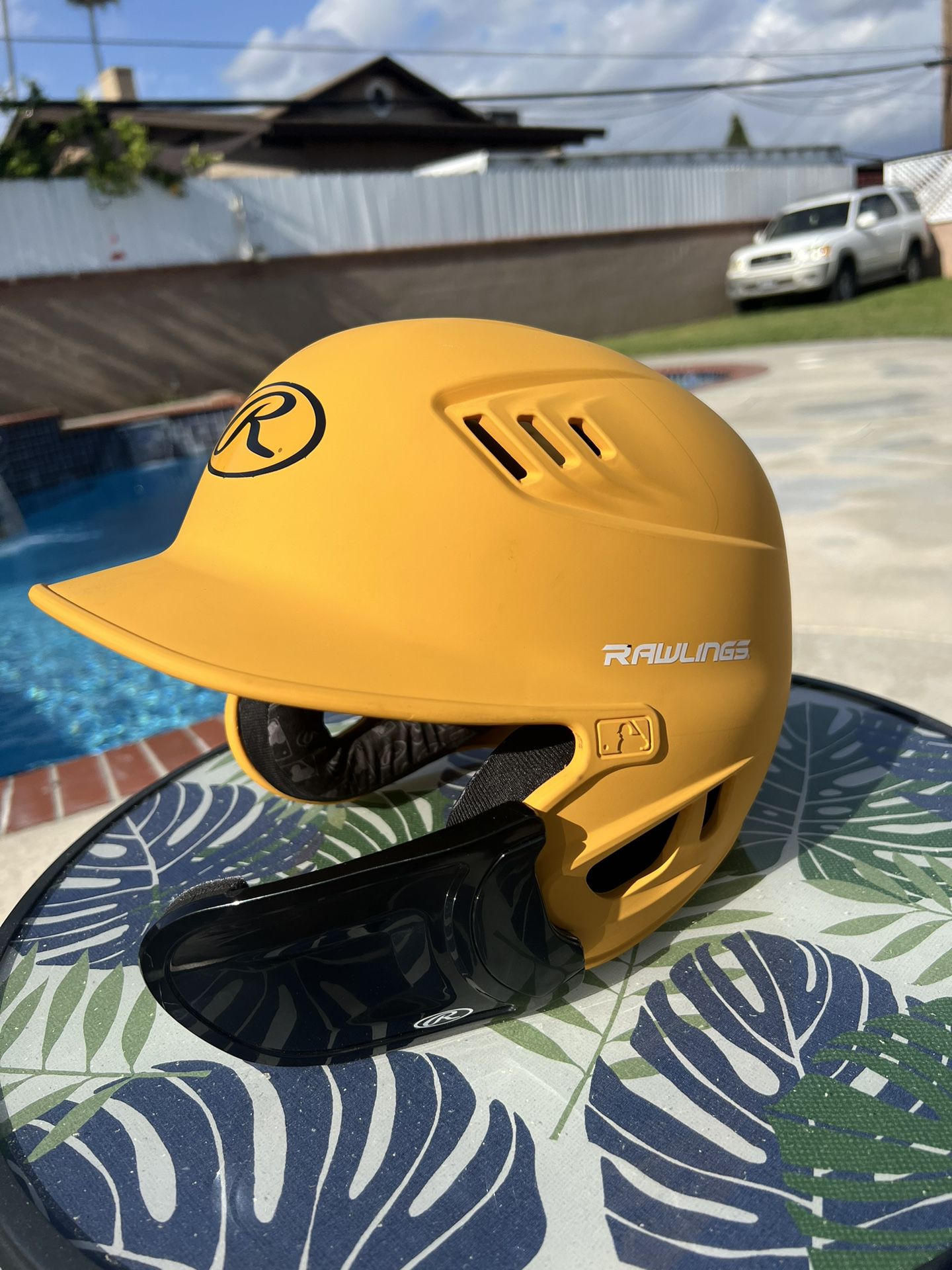 Rawlings Yellow Batting Helmet 