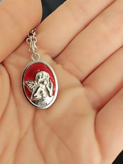 Vintage Guardian Angel Necklace(unisex)