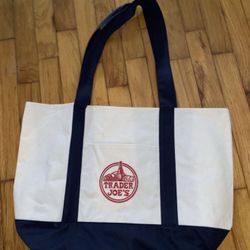 TRADER JOES CANVAS TOTE BAG