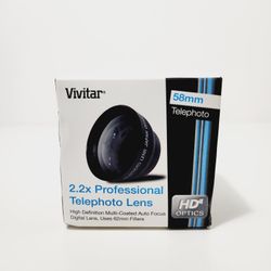 Vivitar 2.2x Professional Telephoto Lens New
