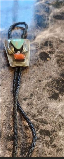 Silver vintage 925 Navajo bolo ties