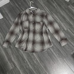 Brown Button Up Flannel 