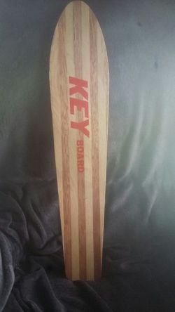 Vintage wooden skateboard