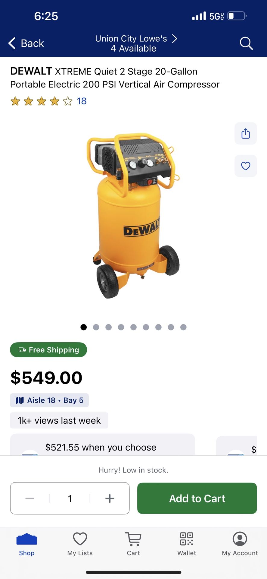 Dewalt Air Compressor