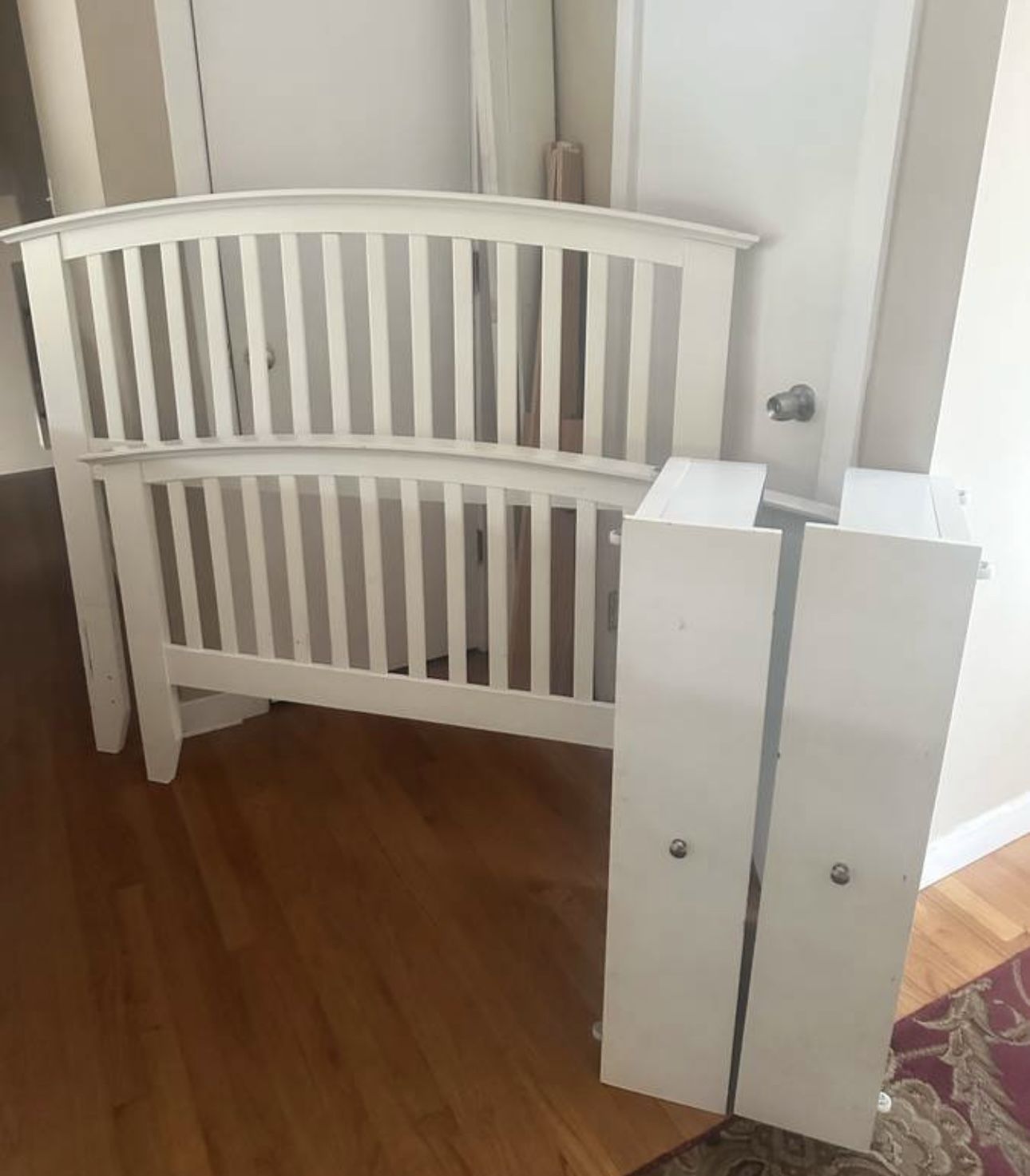FULL SIZE BED FRAME WITH STORAGE