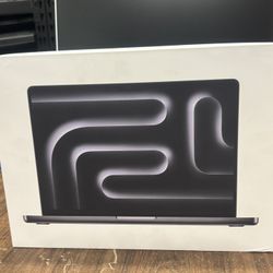 14" MacBook Pro (M3 Pro, 18GB RAM, 512GB SSD) – Brand New. Box opened by us. See pics for details! price $1675