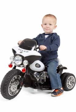 Brand New Lil’ Rider 6V Kids Police Motorcycle Ride-On Toy