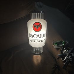 Bacardi Silver Bar Light Ornament