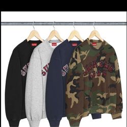 Supreme Plaid Arc Crewneck