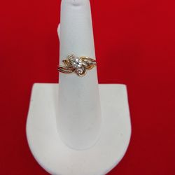 14k Gold Diamond Ring 