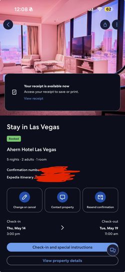 EDC Week Hotel Room