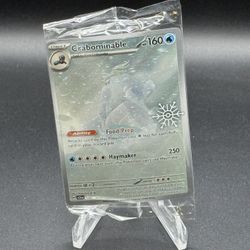 Pokemon Pokémon Crabominable Holiday Snowflake Stamp Promo 149/142 (Sealed)