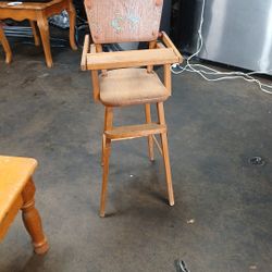 Antique Doll High Chair 
