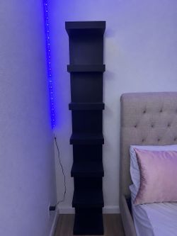 Modern Black Tiered Display Shelf: Sneaker, Collectible & Decor Storage