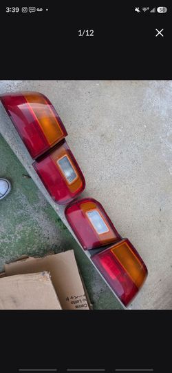 1992 to 1995 Honda Civic Tail Lights Full Set Coupe Sedan EG