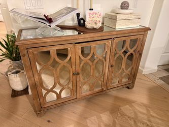 Rustic Buffet w/mirrors