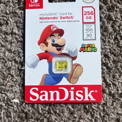 BRAND NEW Nintendo switch SanDisk card 256 GB