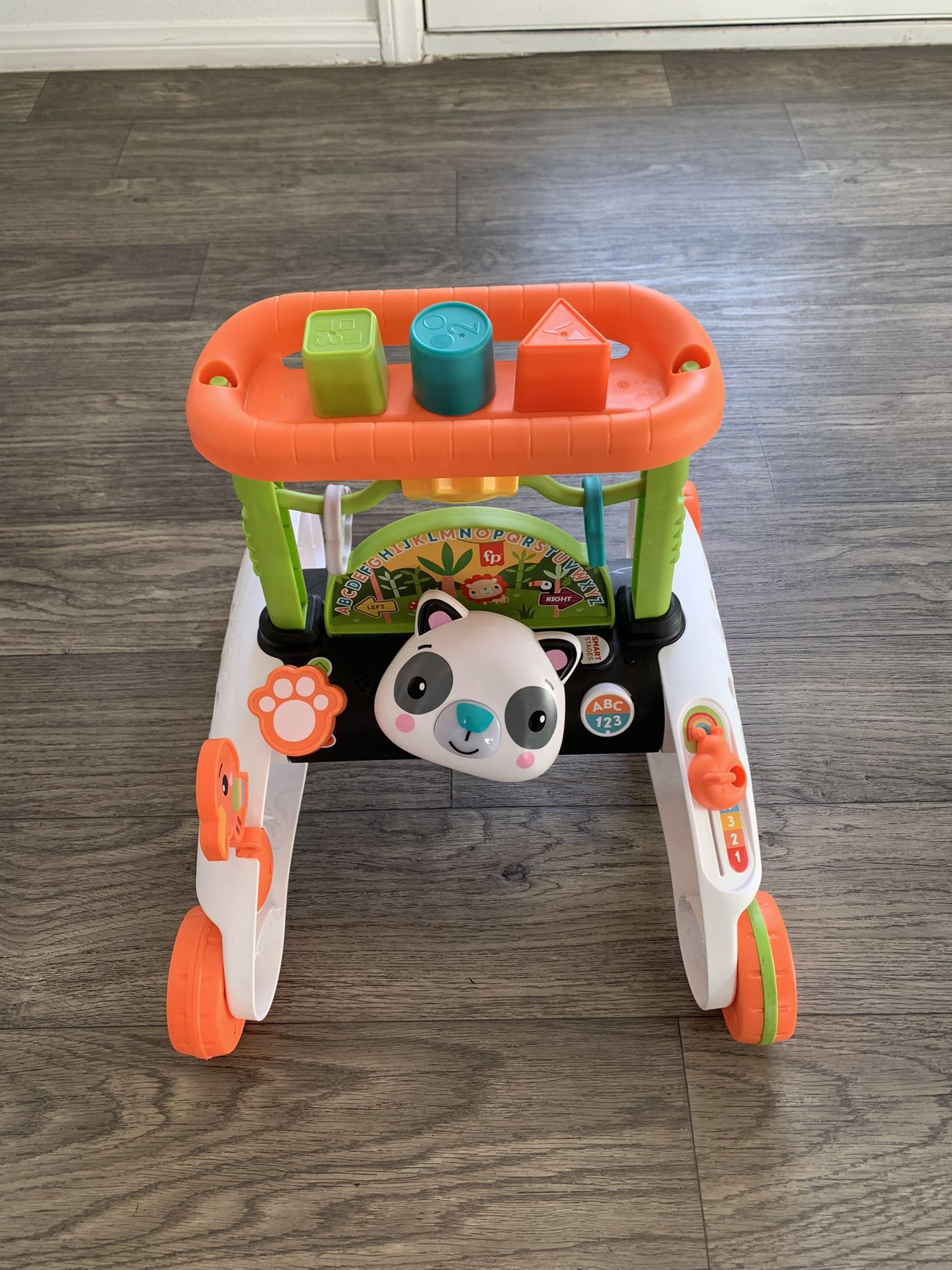 Fisher-Price Baby & Toddler Toy 2-Sided Steady Speed Panda Walker