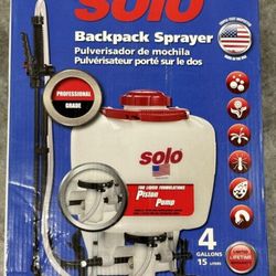Solo Back Pack Sprayer For Bugs Pesticides Etc Brand New 
