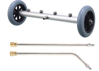 RIDGE WASHER Pressure Washer Undercarriage Cleaner, 16 Inch Undercarriage Washer, Pressure Washer Under Car Cleaner With Straight Extension Wand, 4000