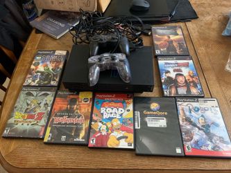 PS2 (Fatboy) 2 Controllers x 8 Games (Price Negotiable)