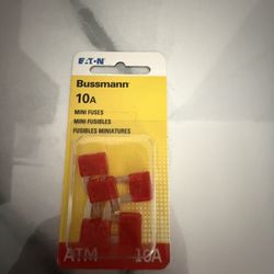 Bussman 10A Mini Fuses 