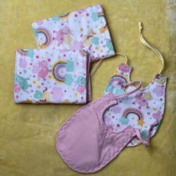 Rainbow Baby Girl Bundle Set Handmade By Me