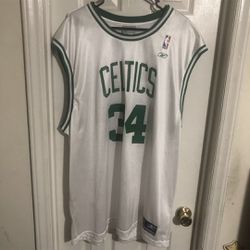 Reebok Men’s Size XXL Boston Celtics Paul Pierce 34 White Jersey Preowned