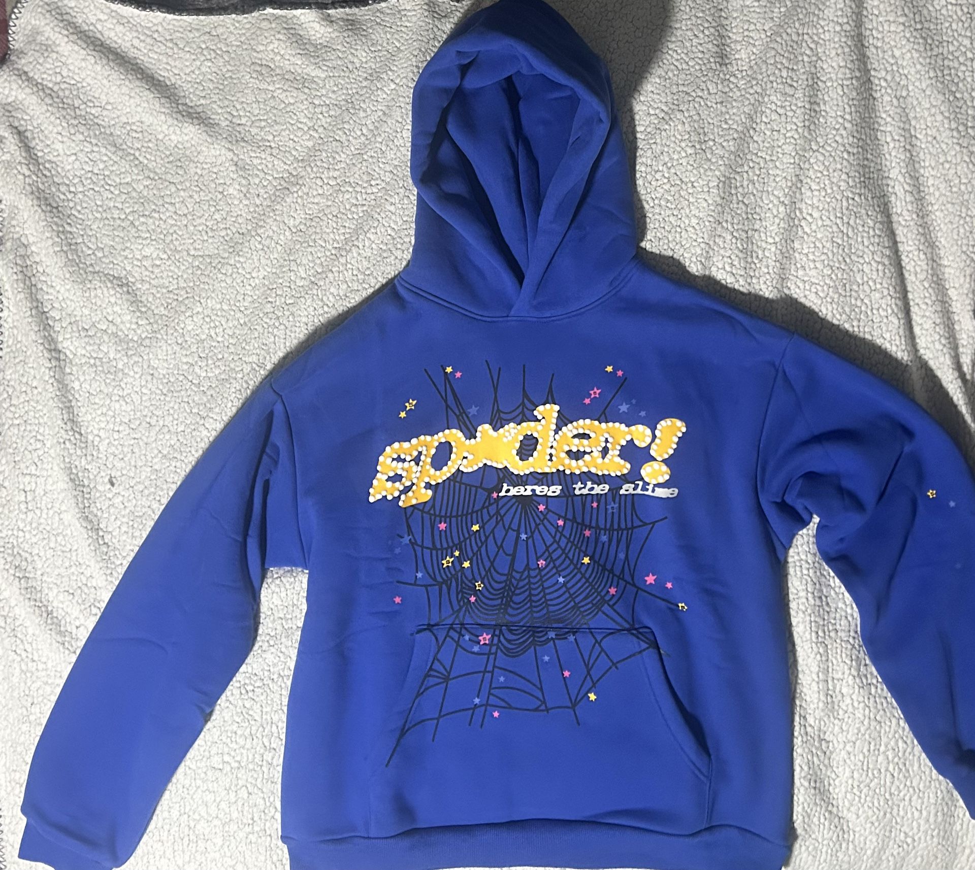 Large TC Blue Spider Hoodie