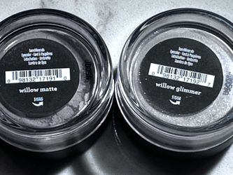 New Sealed Lot Of 2 bareMinerals Eye Color bare escentuals Willow Gimmer & Matte