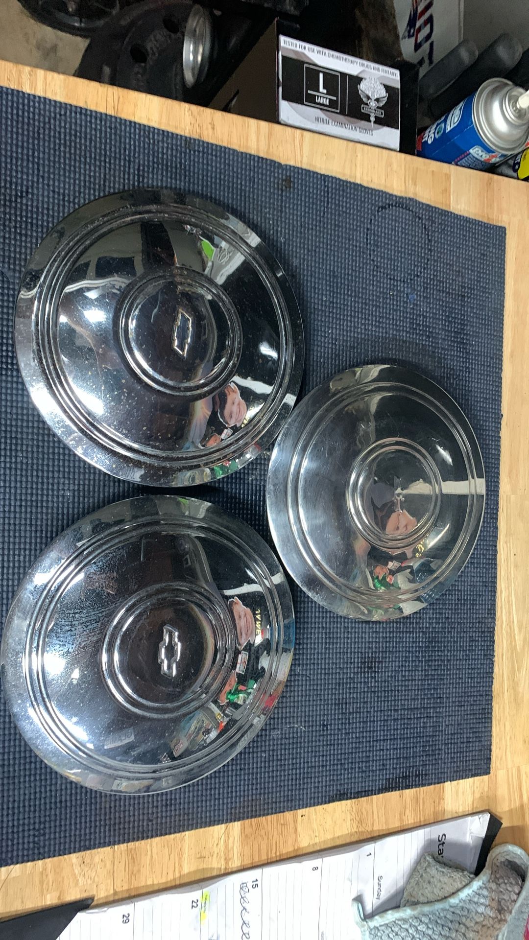 59’ Chevy Apache Hubcaps