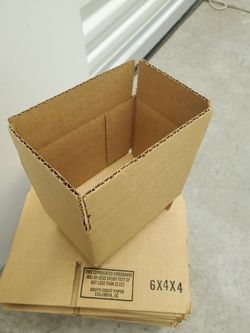 NEW Set of 24ct 6"x 4"x4" Corrugated Cardboard Shipping Boxes