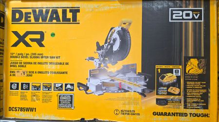 Dewalt XR 12" Double Bevel Sliding Miter Saw Kit