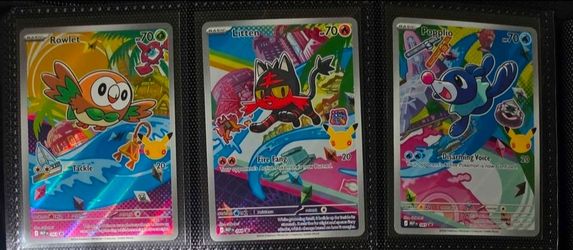 Pokemon First Partner Illustration Collection Promos