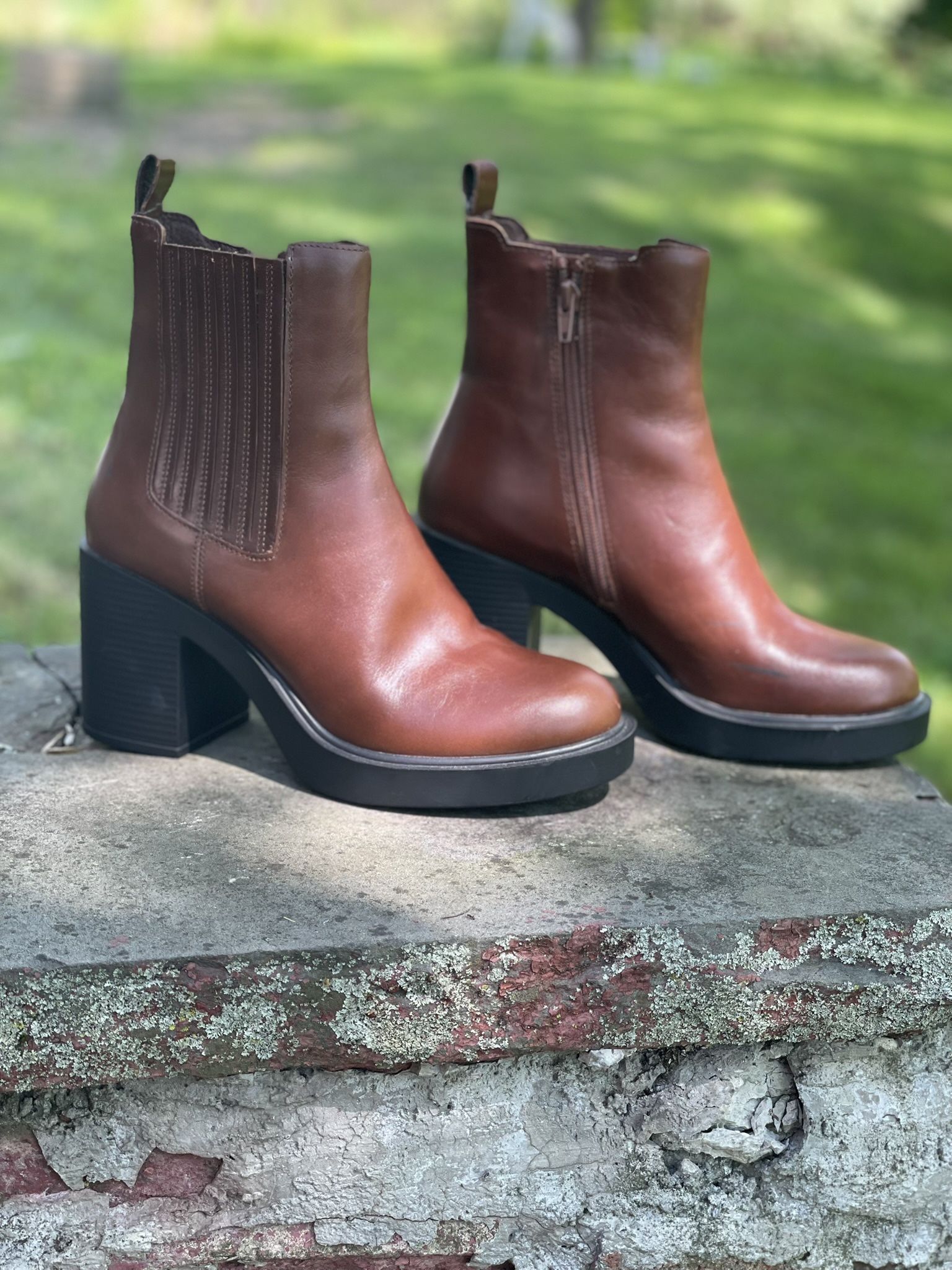 Steve Madden Women's Boots | KAYDEN Brown Leather size 8