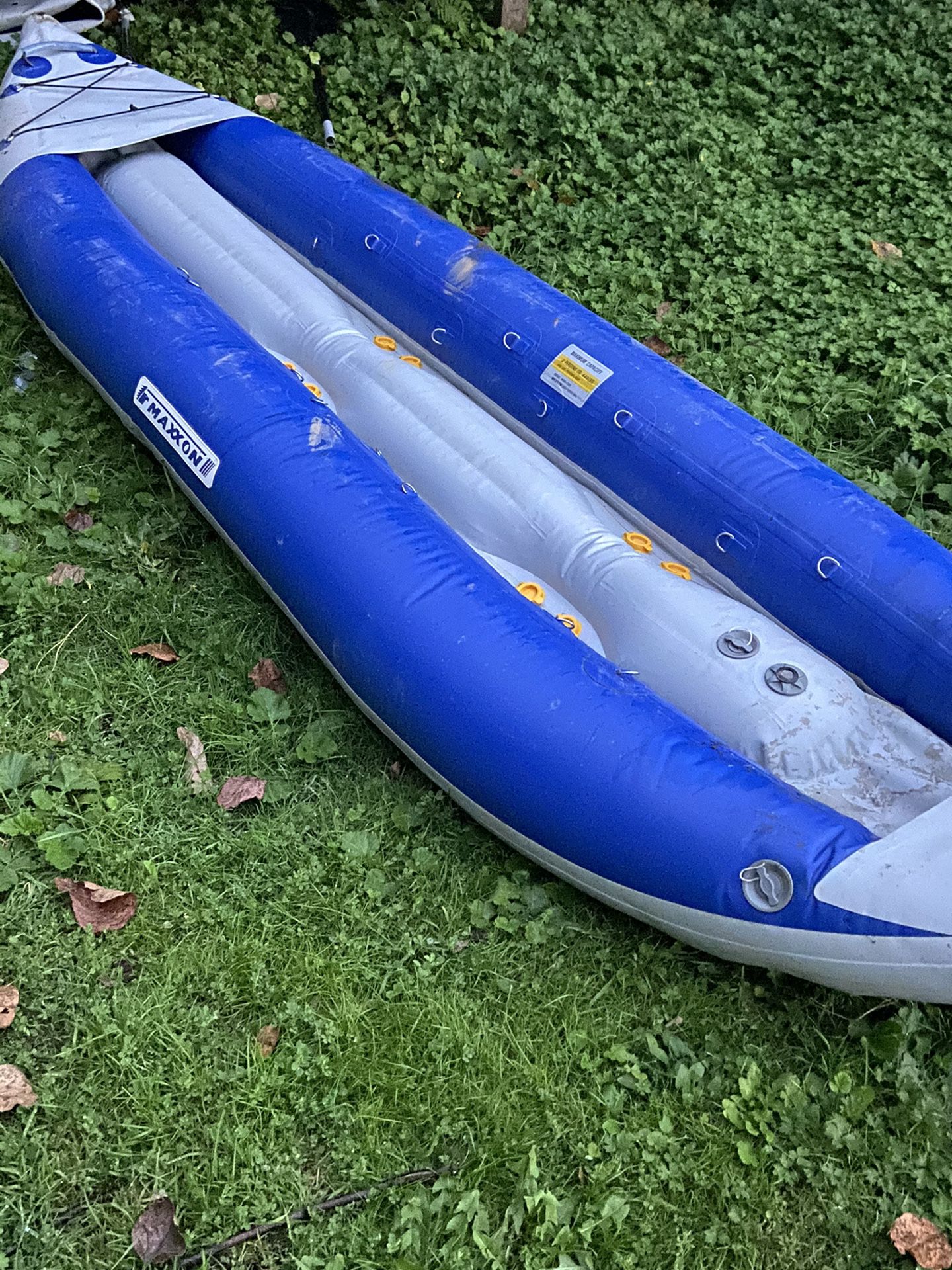 14’ maxxon outfitters inflatable kayak