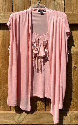 August Silk Peach Top 