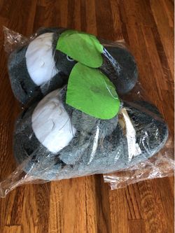 Totoro stuffed slippers