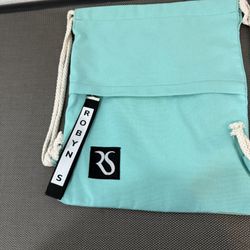 Teal Draw String Backpack/ Bag / New 100pcs 