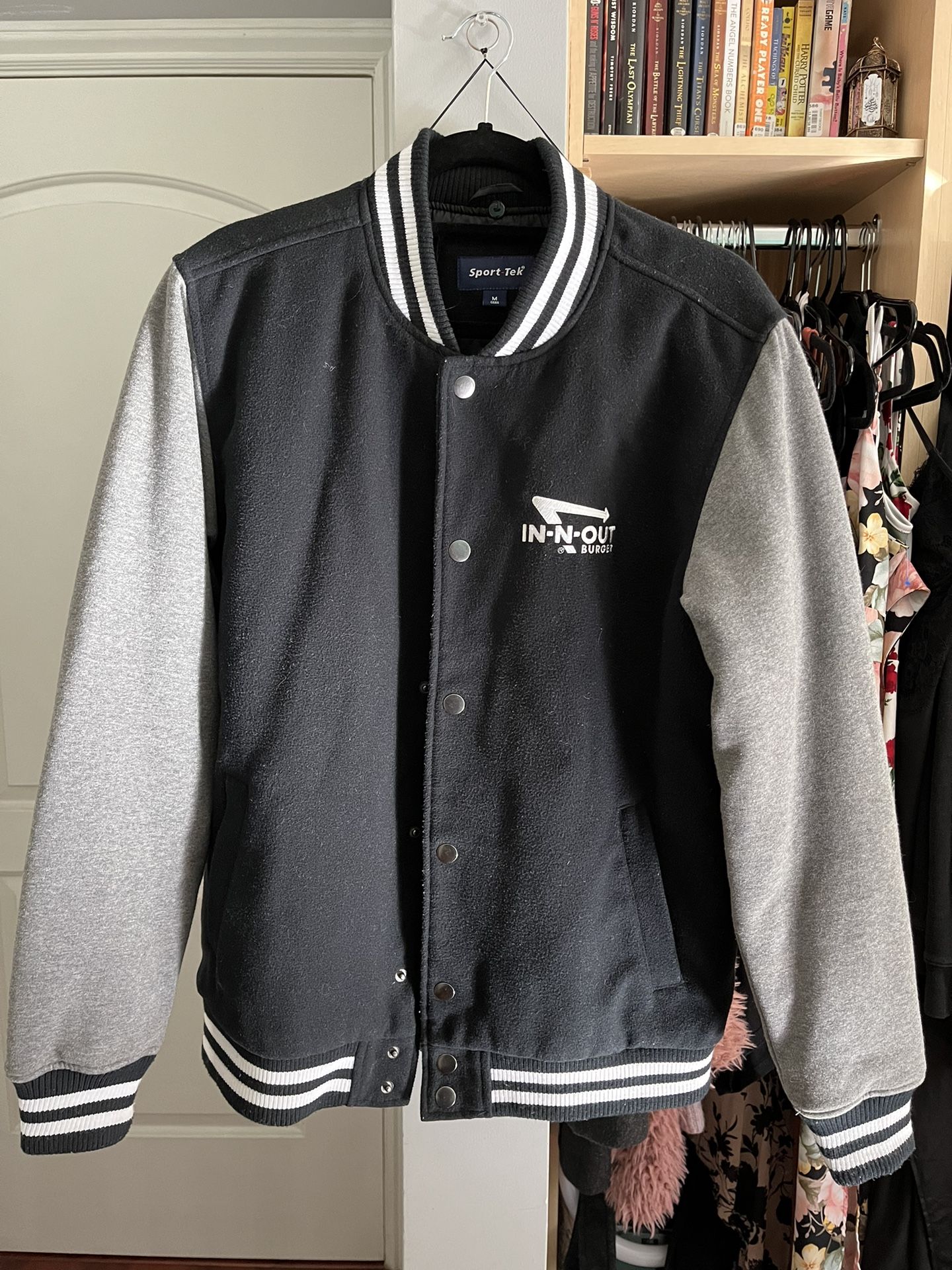 In N Out Varsity Jacket