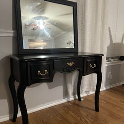 VANITY and MIRROR French Style, Solid Wood 