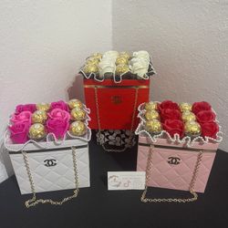 Mothers Day Soap Rose Purses 