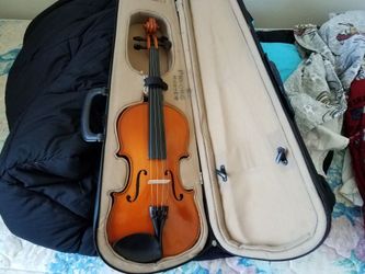 Student violin with case