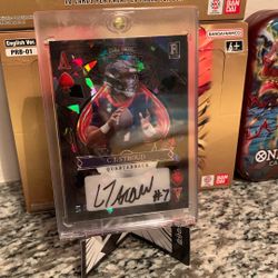 2023 CJ Stroud 1/1 Auto Ace Of Spades Cracked Ice Rookie 