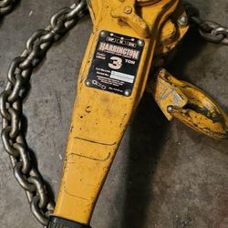 Come Along Chain Hoist 3 Ton Harrington